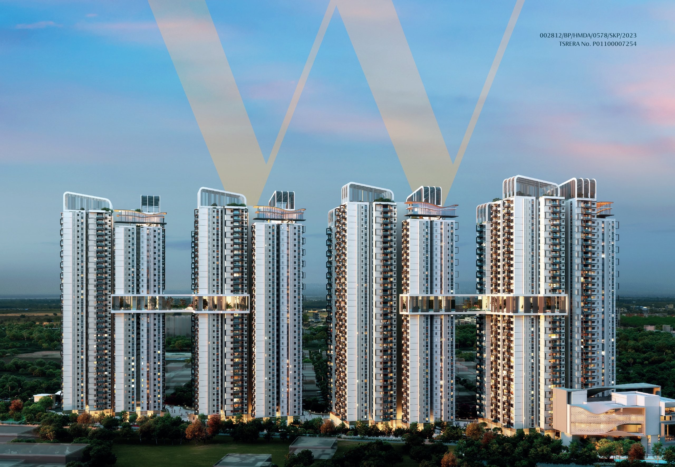 3 BHK Apartment For Sale in Raghava Wave