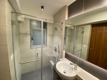 Bathroom in 3.5 BHK Apartment at Radius Imperial Heights, Goregaon West – for Rent