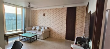 Living Room in 1 BHK Apartment at One Hiranandani Park, Ghodbunder Road – for Sale