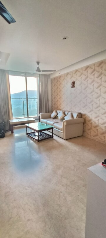 Living Room in 1 BHK Apartment at One Hiranandani Park, Ghodbunder Road – for Sale