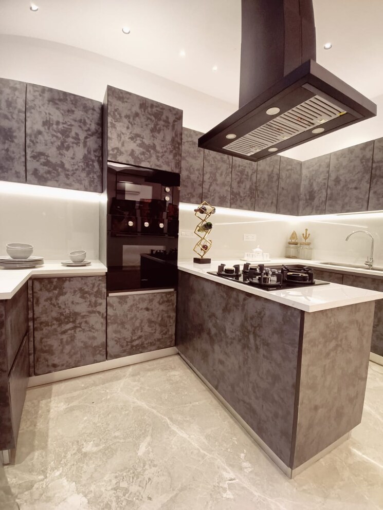 Kitchen, ansal-sushant-lok-i 4 Bedroom 2100 Sq.Ft. Builder Floor In Sector 43 Gurgaon 7868181