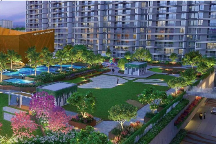 Garden, kumar-primeview 2 Bedroom 690 Sq.Ft. Apartment In Hadapsar Pune 7868223