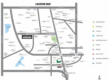 3 BHK Apartment – Map Location View at Sumadhura Horizon, Kondapur - for Sale