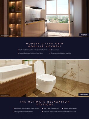 Bathroom in 1 BHK Apartment at Aayush Ayaansh, Chembur – for Sale