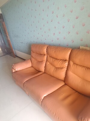 Living Room in 2 BHK Apartment at The Wadhwa Palm Beach Residency, Nerul – for Rent