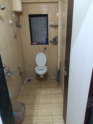 Bathroom in 3 BHK Apartment at L & T Seawoods Residences Phase 1 Part B, Seawoods – for Rent