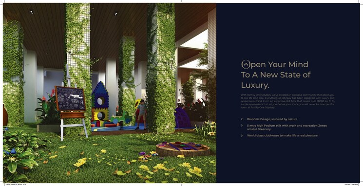 Master Bedroom, ramky-one-odyssey 3 Bedroom 1750 Sq.Ft. Apartment In Narsingi Hyderabad 7868869