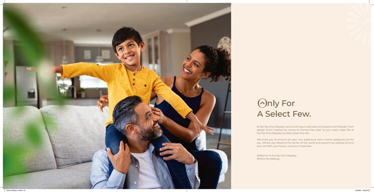 Master Bedroom, ramky-one-odyssey 3 Bedroom 1750 Sq.Ft. Apartment In Narsingi Hyderabad 7868869