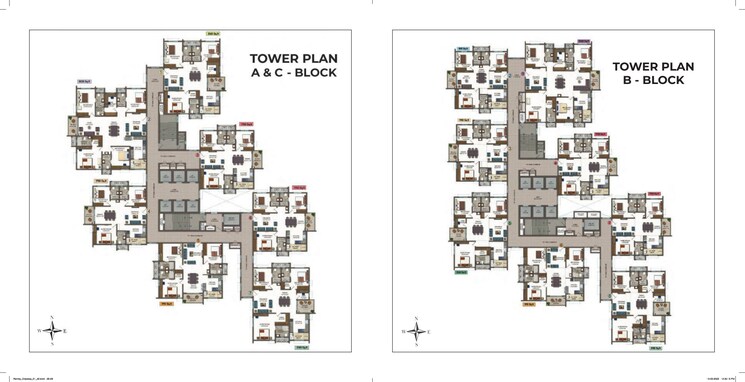 Master Plan, ramky-one-odyssey 3 Bedroom 1750 Sq.Ft. Apartment In Narsingi Hyderabad 7868869