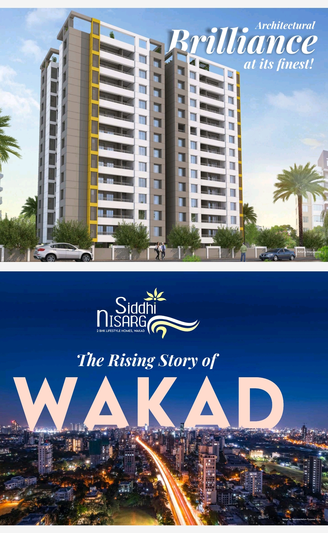 2 BHK 748 Sq.Ft. Apartment in Siddhi Nisarg