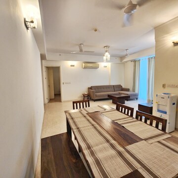 Living Room in 3 BHK Apartment at DLF Park Place, Dlf Phase V – for Rent