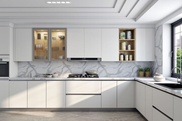 Kitchen in 4 BHK Apartment at NCC Urban One, Narsingi – for Sale