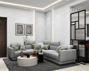 Living Room in 4 BHK Apartment at NCC Urban One, Narsingi – for Sale