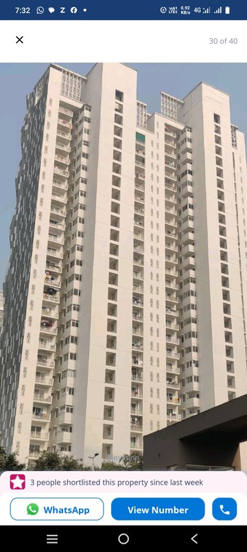 3 BHK Apartment For Rent in 3C Lotus 300, Sector 107