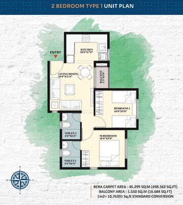 2 BHK Apartment For Resale in Shriram 107 South East Hosur Road Bangalore  7869957