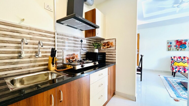 Kitchen, ambience-island-lagoon 3 Bedroom 1993 Sq.Ft. Apartment In Sector 24 Gurgaon 7870029