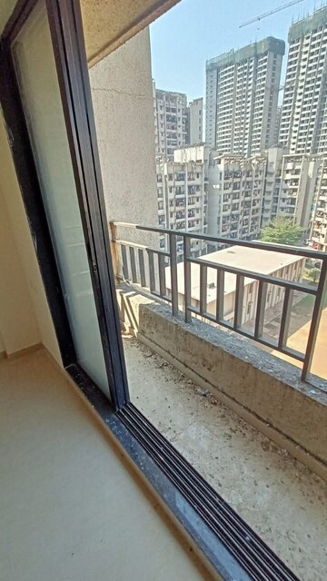 Balcony in 1 BHK Apartment at Raunak City 3, Kalyan West – for Sale