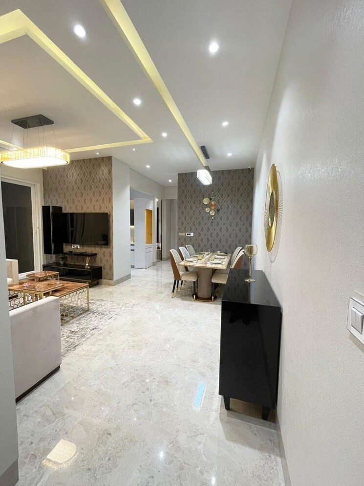 Living Room, maya-green-lotus-utsav 3 Bedroom 2100 Sq.Ft. Apartment In International Airport Road Zirakpur 7870403