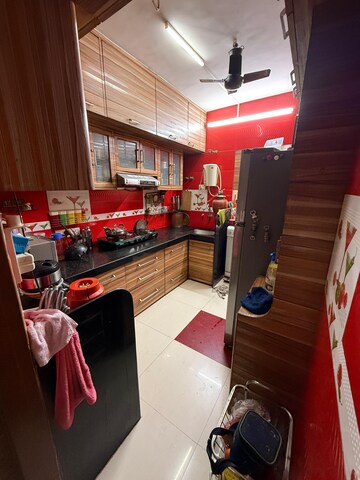 Kitchen in 1 BHK Apartment at Harsh Kaushal Tower, Dahisar East – for Sale