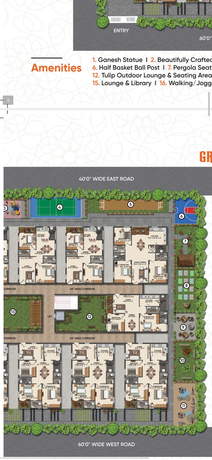Master Plan, rudhra-bhuvi 2 Bedroom 1287 Sq.Ft. Apartment In Pragathi Nagar Hyderabad 7872586