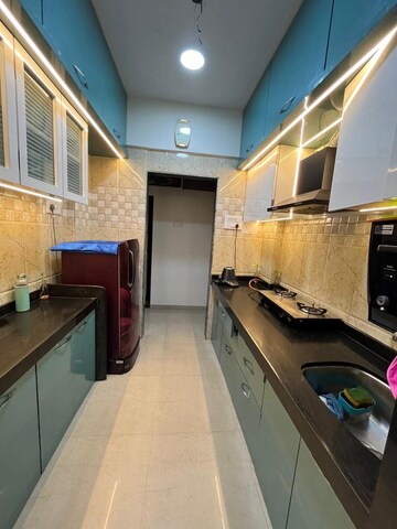 Kitchen in 2 BHK Apartment at Ashapura Neelkanth Shrushti Somnath, Kalyan West – for Rent