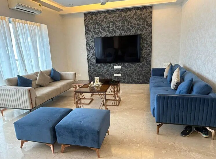 Living Room, sheth-avalon 4 Bedroom 2200 Sq.Ft. Apartment In Laxmi Nagar Thane 7873436