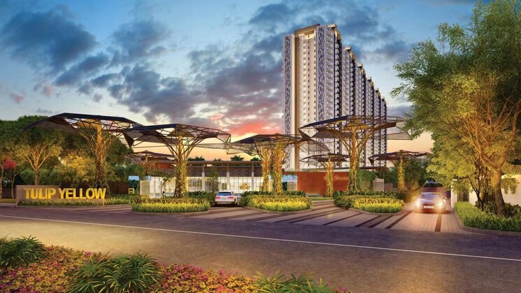 Exterior View, tulip-yellow 3 Bedroom 1704 Sq.Ft. Apartment In Sector 69 Gurgaon 7873892