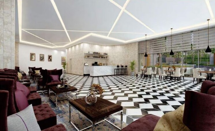 Living Room, tulip-yellow 3 Bedroom 1704 Sq.Ft. Apartment In Sector 69 Gurgaon 7873892