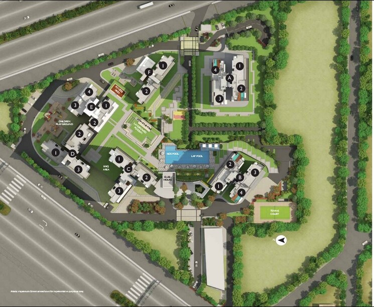 Master Plan, tata-gurgaon-gateway 3 Bedroom 2925 Sq.Ft. Apartment In Sector 112 Gurgaon 7874107