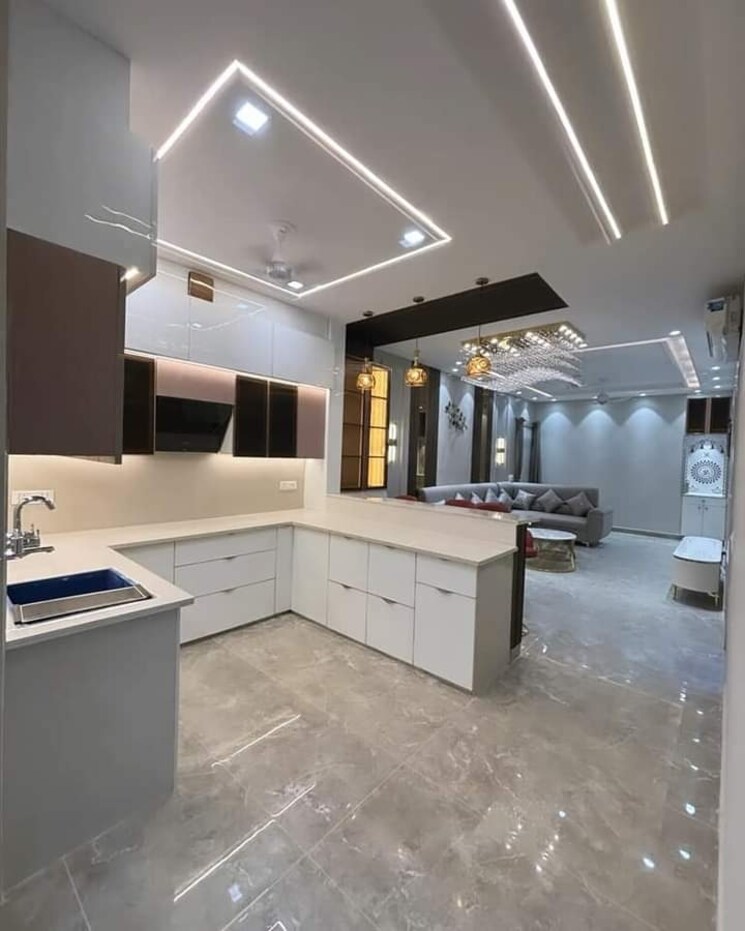 Kitchen, dwarka sector 18b 3 Bedroom 1000 Sq.Ft. Builder Floor In Dwarka Sector 18b Delhi 7874255