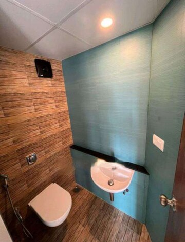 Bathroom in 1 BHK Apartment at Lodha Crown Quality Homes, Majiwada – for Rent