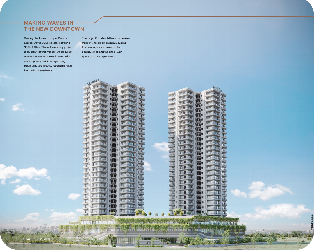 4 BHK + Servant Room 3914 Sq.Ft. Apartment in Sobha Altus