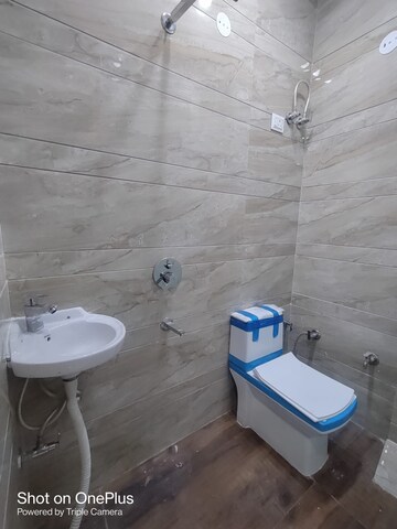 Bathroom in 3 BHK Builder Floor at Dwarka Mor – for Rent