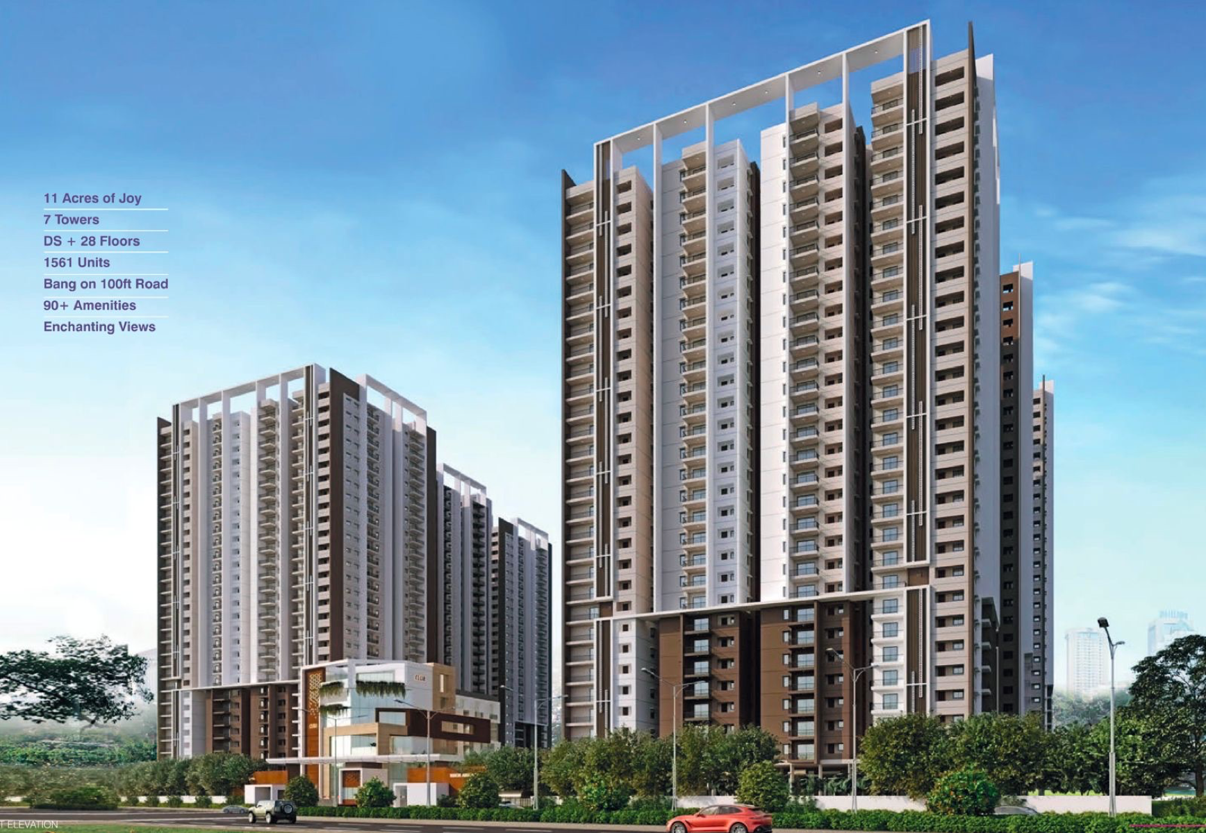 3.5 BHK + Pooja Room Apartment For Sale in Vision Arsha