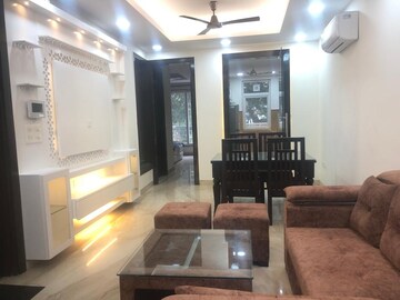 Living Room in 3 BHK Builder Floor at East Of Kailash – for Rent