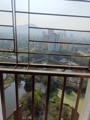 Balcony in 1 BHK Apartment at Dynamic Crest, Shilphata – for Sale