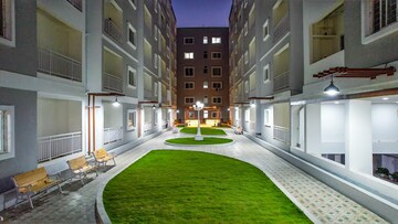 Balcony in 2 BHK Apartment at Endeco Lakeview Apartments, Hafeezpet – for Sale