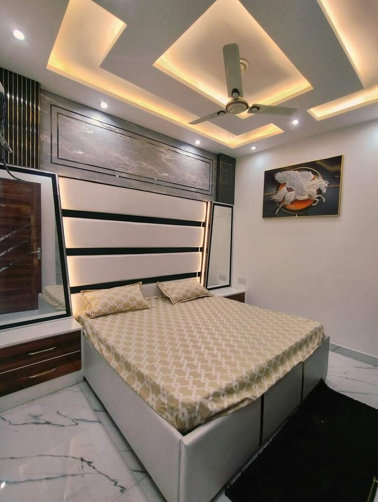 Bedroom, rama park 3 Bedroom 90 Sq.Yd. Builder Floor In Rama Park Delhi 7874765