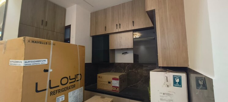 Kitchen, niti khand 3 Bedroom 90 Sq.Mt. Builder Floor In Niti Khand Ghaziabad 7874828