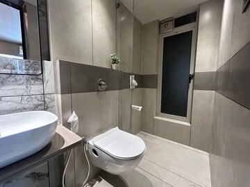 Bathroom in 2 BHK Apartment at Gurukrupa Marina Enclave, Malad West – for Sale