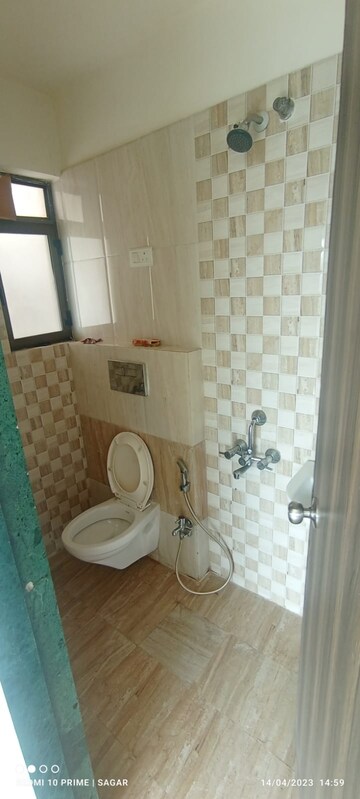 Bathroom in 1 BHK Apartment at Man Opus, Mira Road – for Sale