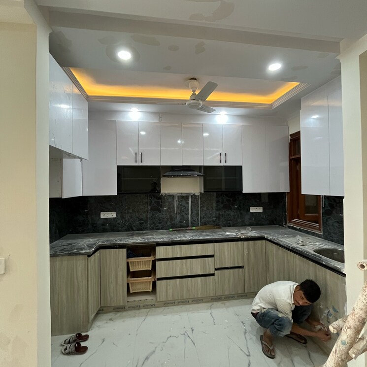 Kitchen, dlf farms 3 Bedroom 1450 Sq.Ft. Builder Floor In Dlf Farms Delhi 7874990
