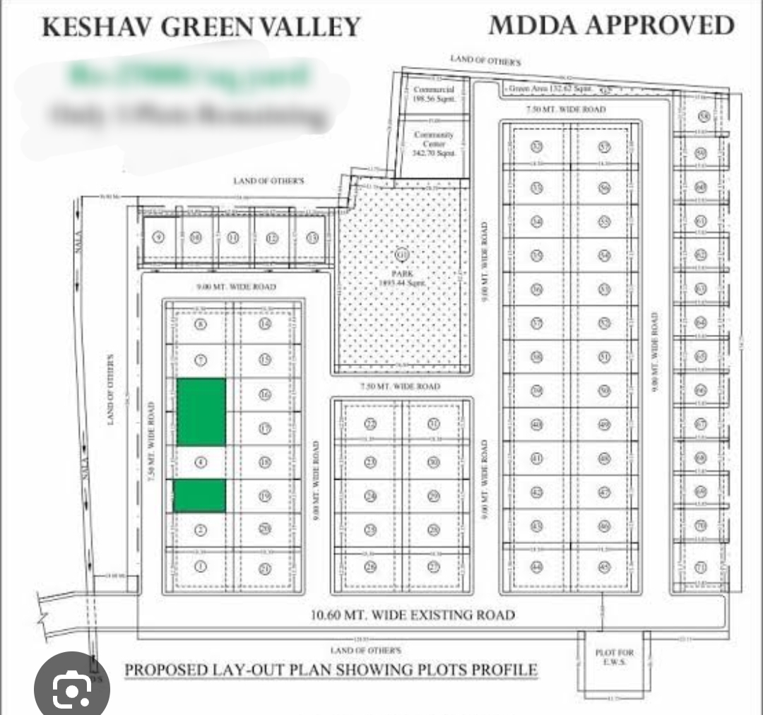 Plot For Sale in Keshav Green Valley 