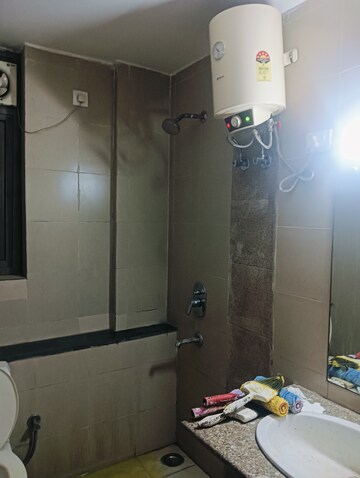 Bathroom in 2 BHK Apartment at Unitech Uniworld Gardens 2, Sector 47 – for Rent