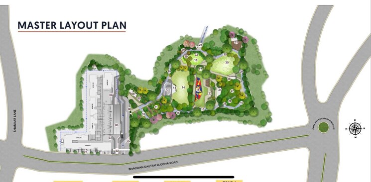 Master Plan, yukti-anchor-point-oasis 3 Bedroom 1009 Sq.Ft. Apartment In Malad West Mumbai 7875334