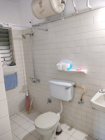Bathroom in 2 BHK Apartment at Gulmohar Symphony, Kharadi – for Rent
