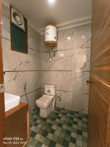 Bathroom in 3 BHK Builder Floor at Chattarpur – for Sale