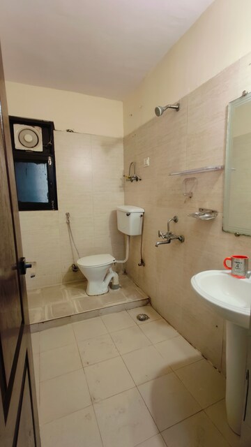 Bathroom in 3 BHK Apartment at Amrapali Village ii, Nyay Khand – for Rent