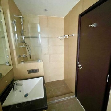 Bathroom in 3 BHK Apartment at Godrej Meridien, Mohammad Heri Village – for Rent