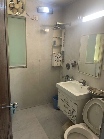 Bathroom in 3 BHK Apartment at Jaipuria Sunrise Plaza, Ahinsa Khand 1 – for Rent